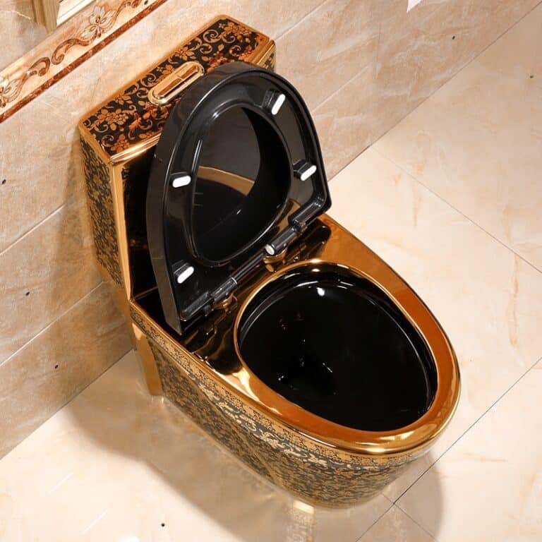 Modern Black and Gold Toilet Royal Toiletry Global