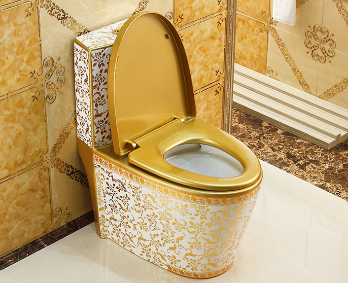 White and Gold Toilet Gold Toilets