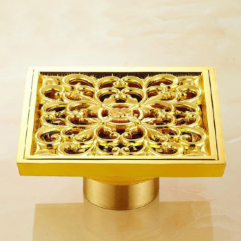 Gold Bathroom Floor Drain