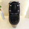 Black Toilet With Gold Ornaments - Royal Toiletry Global