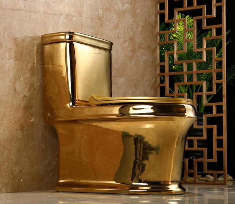 Classic Plain Gold Toilet Royal Toiletry Global