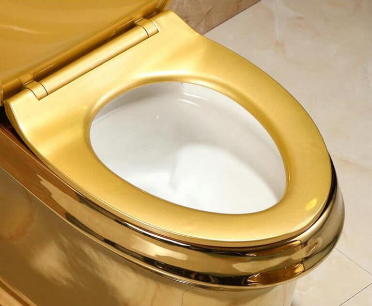 Classic Plain Gold Toilet Royal Toiletry Global