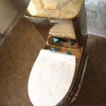 Classic Plain Gold Toilet photo review
