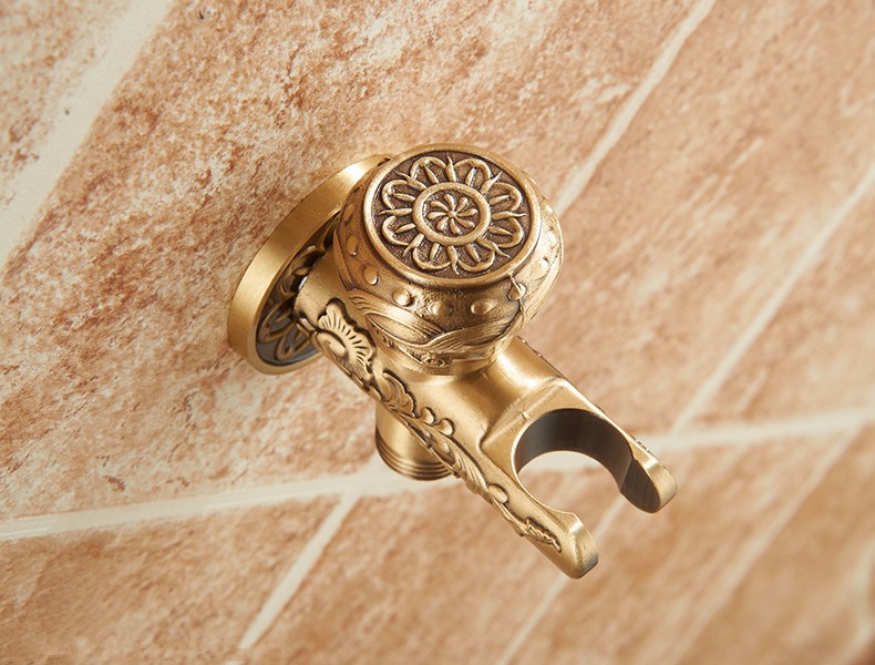 Antique Brass Toilet-Bidet Handheld Sprayer Gold Shower Sets & Bathtub Faucets