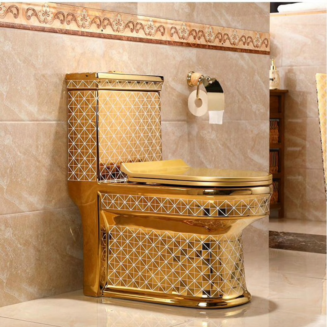 Luxury Gold Toilets - Royal Toiletry Global