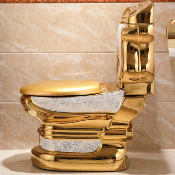 Royal Gold Toilet