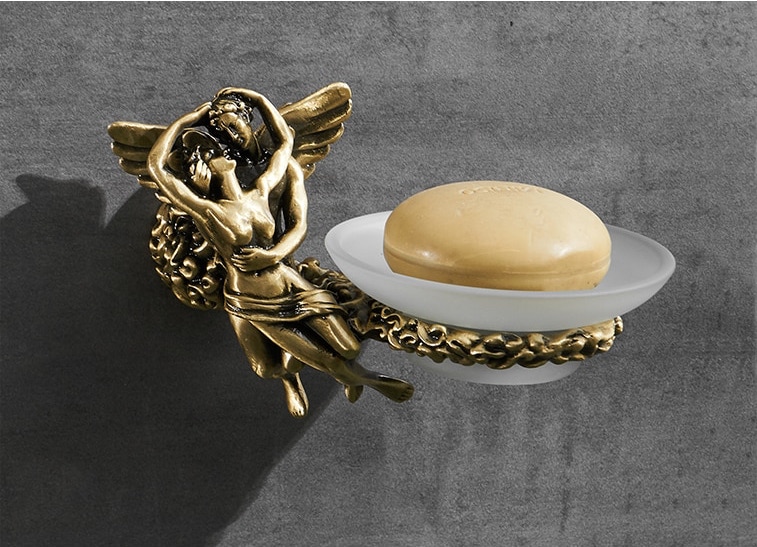 Bronze “Lovers” Soap Dish Gold Bathroom Accessories