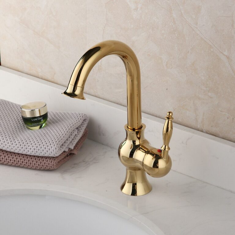 Modern Black And Gold Bathroom Faucet - Royal Toiletry Global