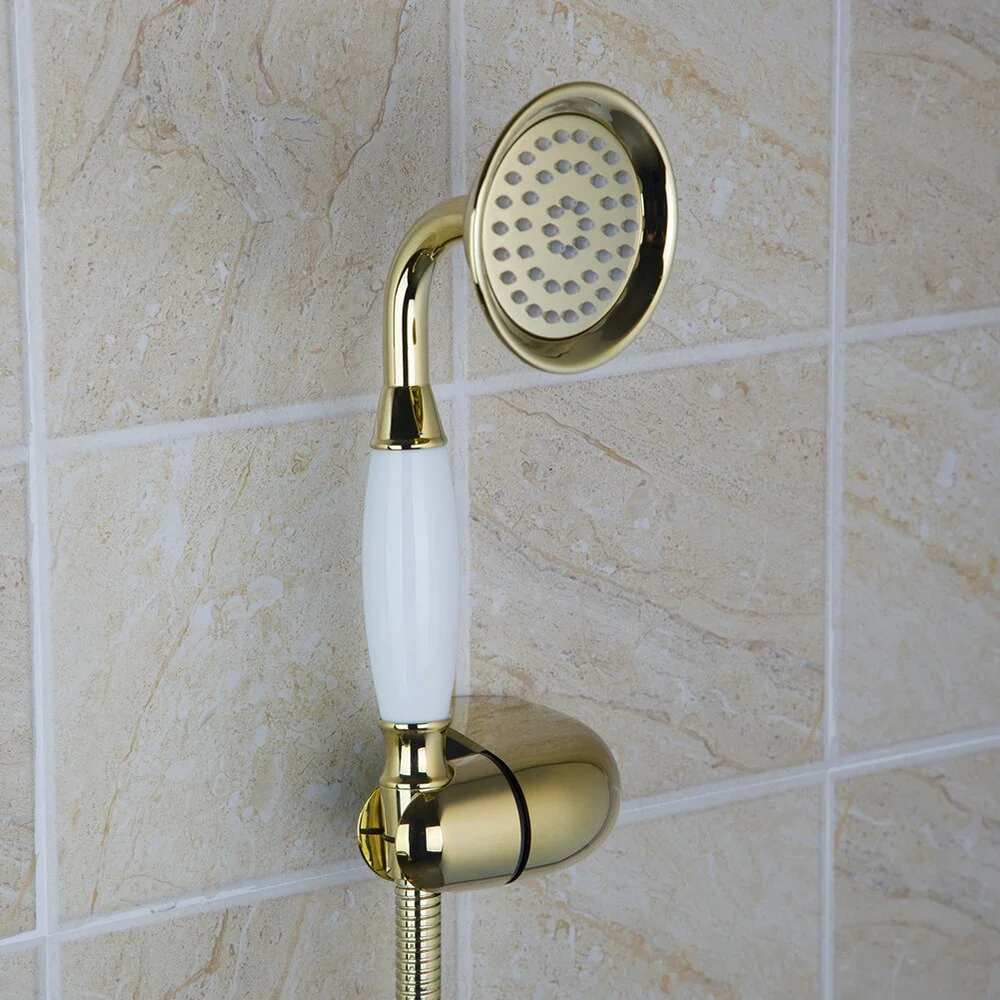 Simple Classic Gold Shower Set  -  Gold Shower Sets & Bathtub Faucets