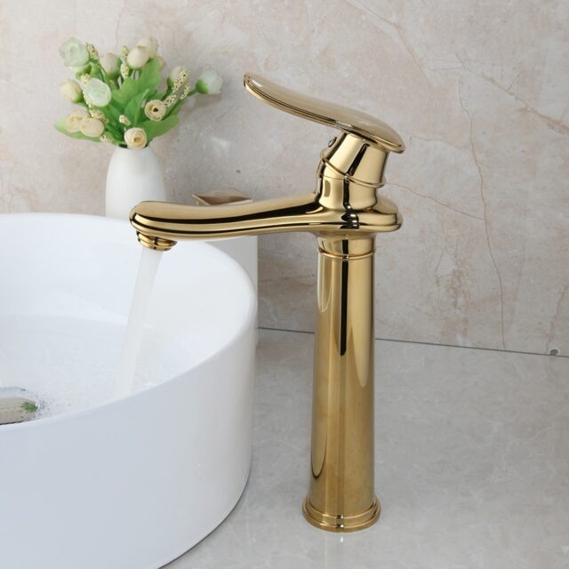 Modern Gold Bathroom Faucet - Royal Toiletry Global