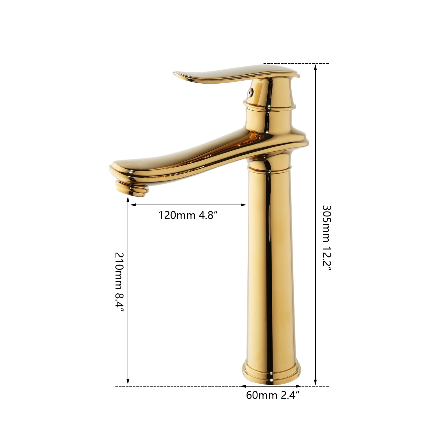 Modern Gold Bathroom Faucet  -  Gold Water Taps & Faucets