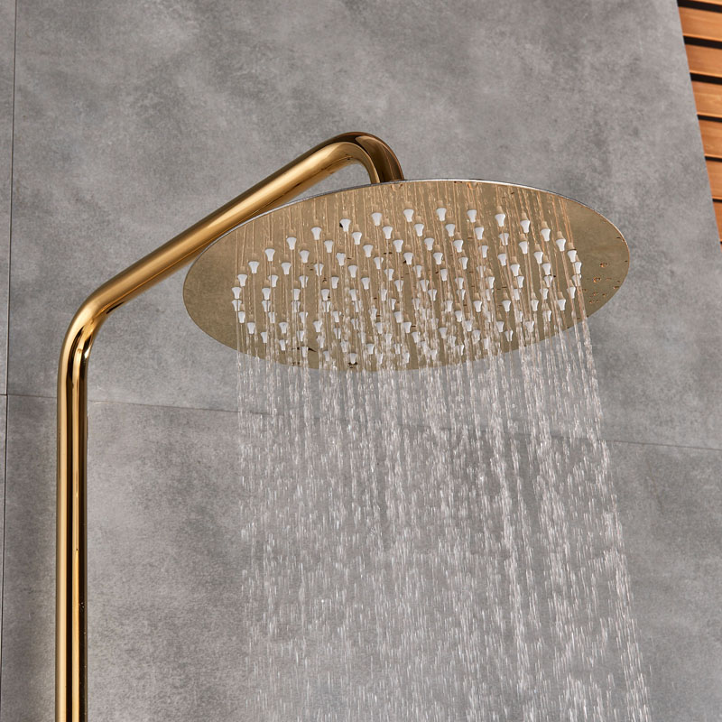 Exclusive Luxury Gold Bathroom Shower Set Gold Shower Sets & Bathtub Faucets