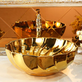 Elegant Gold Bathroom Basin