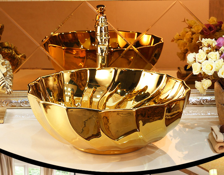Elegant Gold Bathroom Basin Gold Bathroom Basins