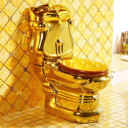 Royal Plain Gold Toilet Gold Toilets