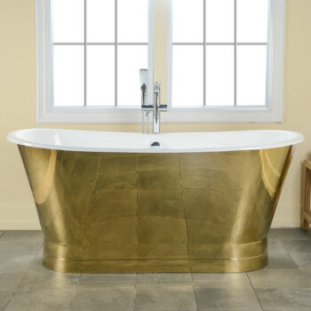 Premium Plain Gold Bathtub