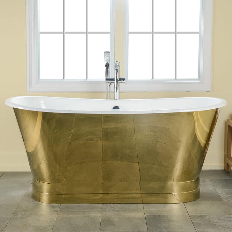 Premium Plain Gold Bathtub Royal Toiletry Global