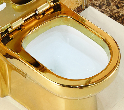 Deluxe Plain Gold Toilet Gold Toilets