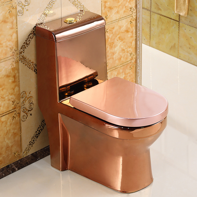 Deluxe Rose Gold Toilet Gold Toilets