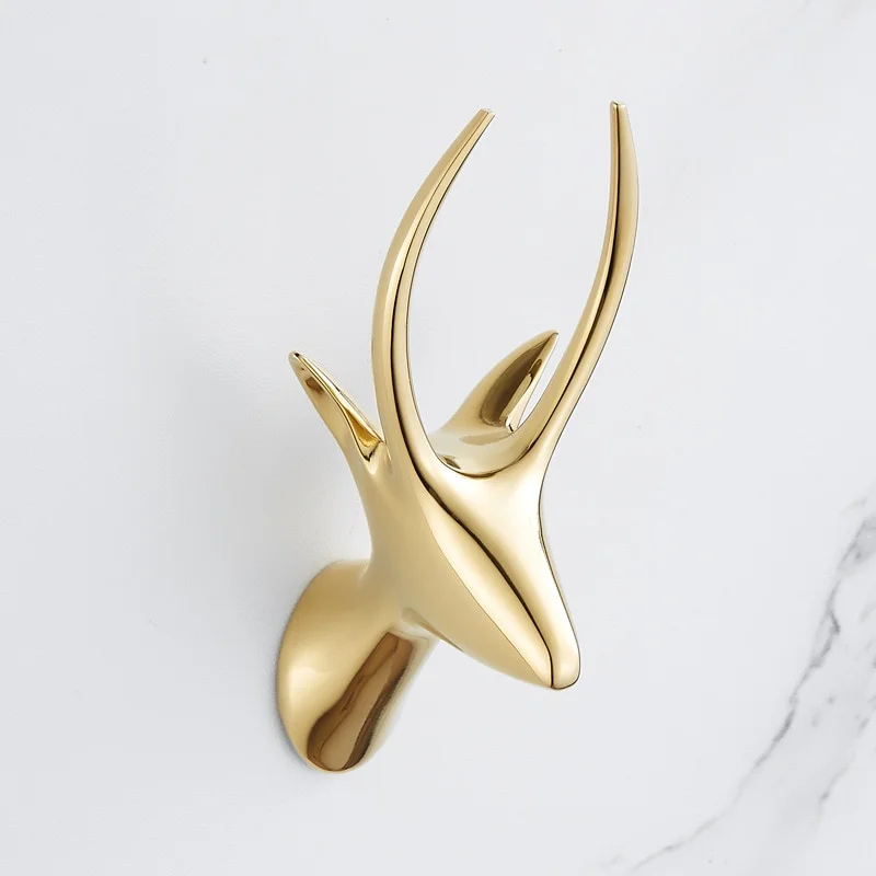 Gold Swan Double Robe Hook - Royal Toiletry Global