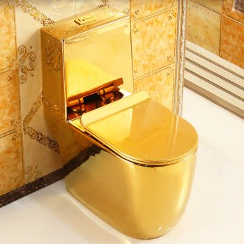 Luxury Design Gold Toilet