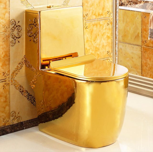 Luxury Design Gold Toilet Royal Toiletry Global
