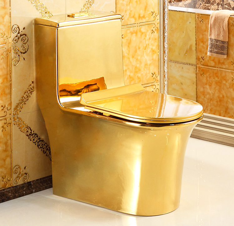 Luxury Plain Gold Toilet Gold Toilets