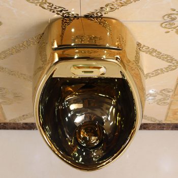 Luxury Wall Mounted Gold Urinal
