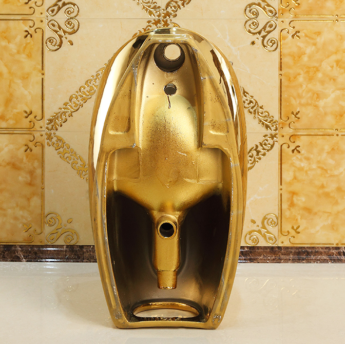 Modern Wall Mounted Gold Urinal Gold Urinals