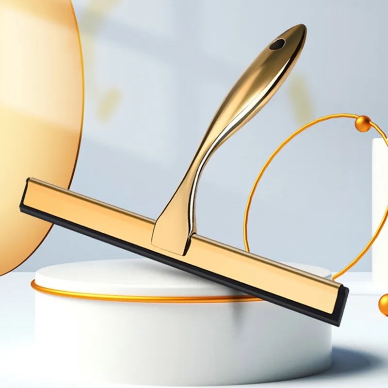 Elegant Gold Shower Squeegee Gold Bathroom Accessories