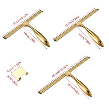 Elegant Gold Shower Squeegee - Royal Toiletry Global