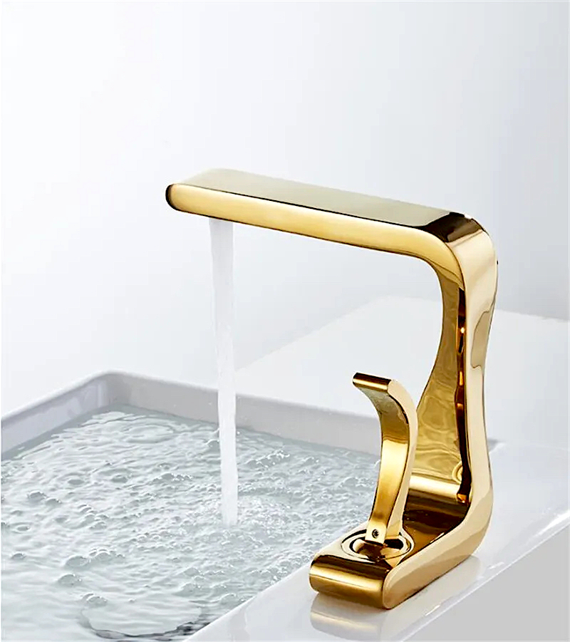Exclusive Bathroom Gold Faucet Gold Water Taps & Faucets