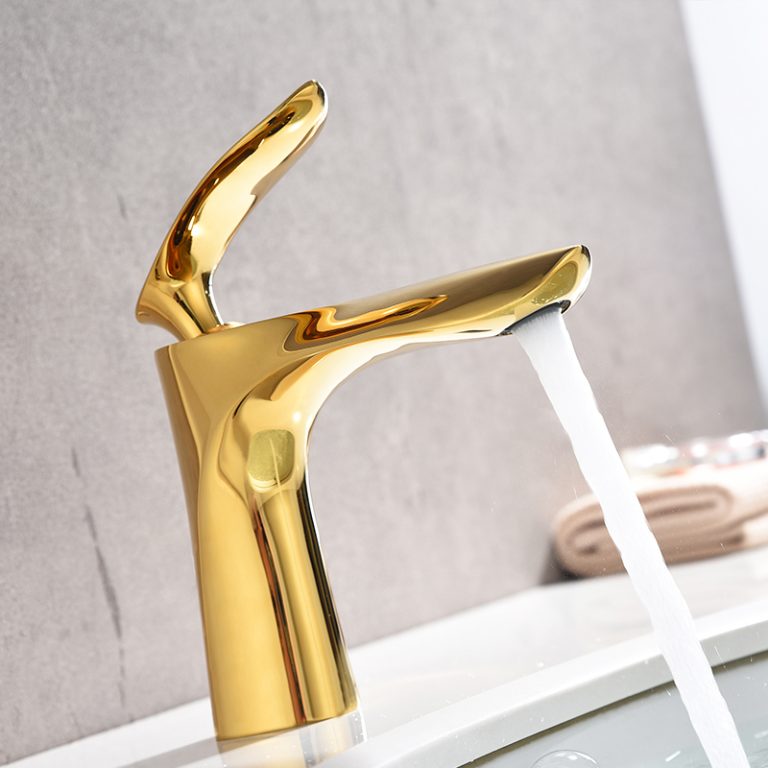 Premium Gold Bathroom Basin Faucet - Royal Toiletry Global