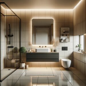 Trendy bathroom design in 2024