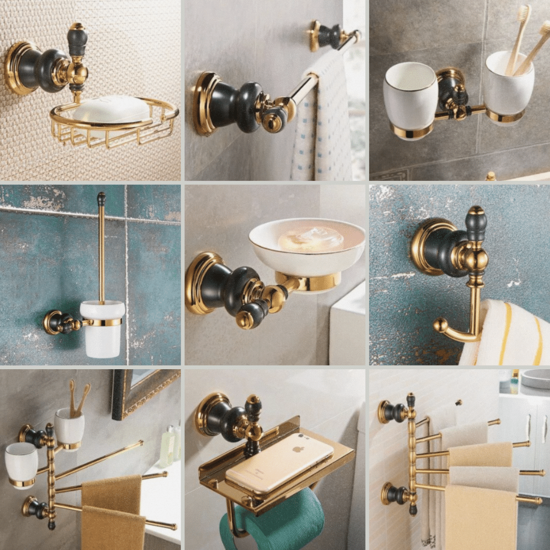 Luxury And Gold Bathroom Accessories - Royal Toiletry Global