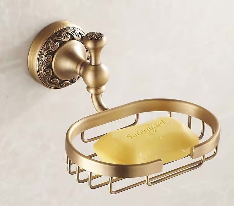 Antique Brass Soap Holder  -  Bronze Bathroom Accessories