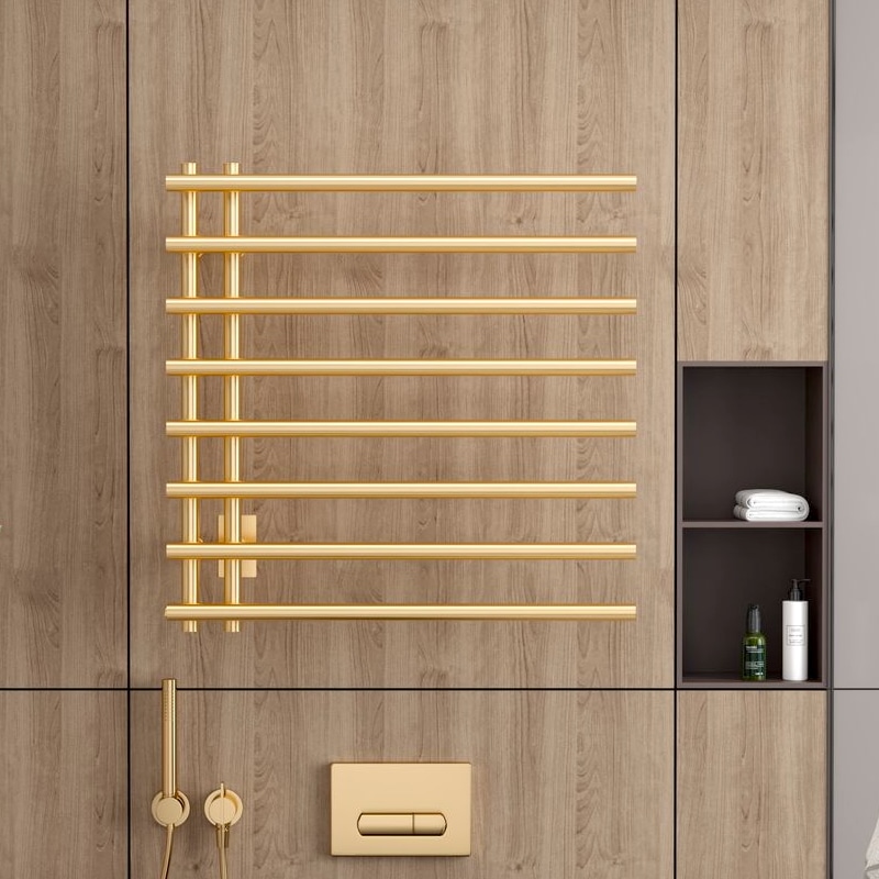 Design Gold Towel Warmer Rack  -  Bathroom Accessories