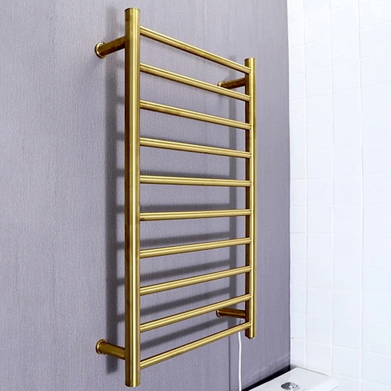 Modern Electric Gold Towel Rack Heater  -  Bathroom Accessories