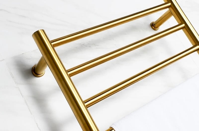 Modern Electric Gold Towel Rack Heater  -  Bathroom Accessories