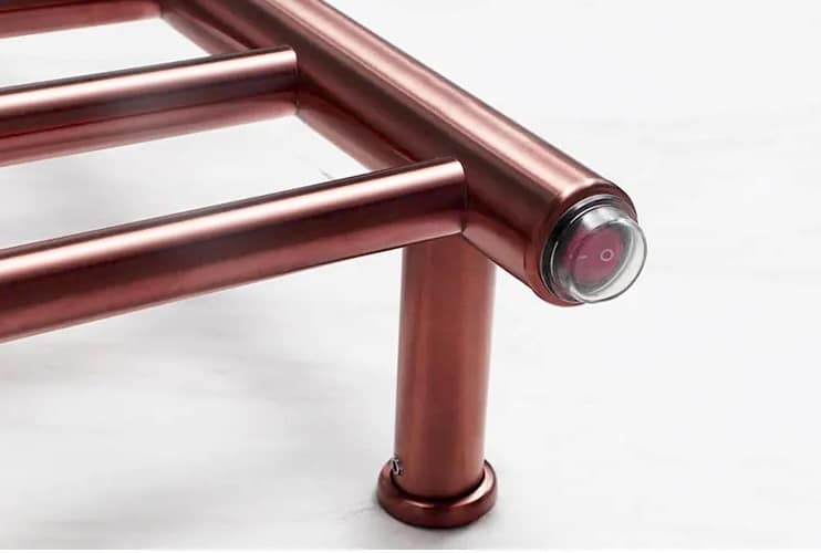 Modern Electric Rose Gold Towel Rack Heater  -  Bathroom Accessories