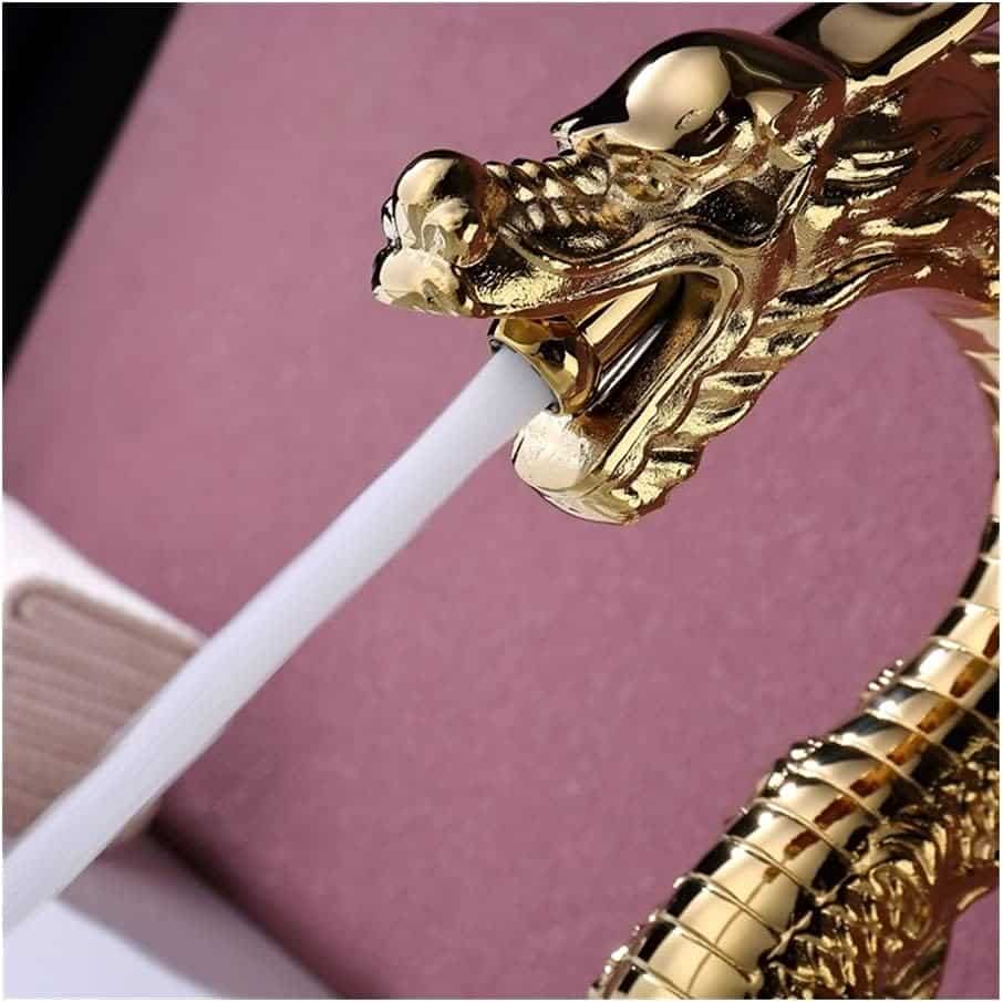 Single Handle Gold Dragon Faucet for Bathroom Vanity or Basin  -  Gold Water Taps & Faucets