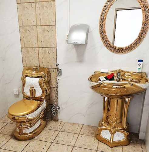 Royal Gold Pedestal Basin photo review