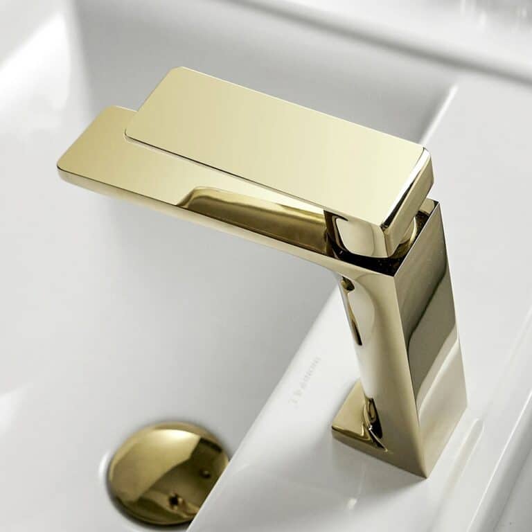 Modern Luxury Gold-Plated Single-Handle Bathroom Faucet - Royal ...