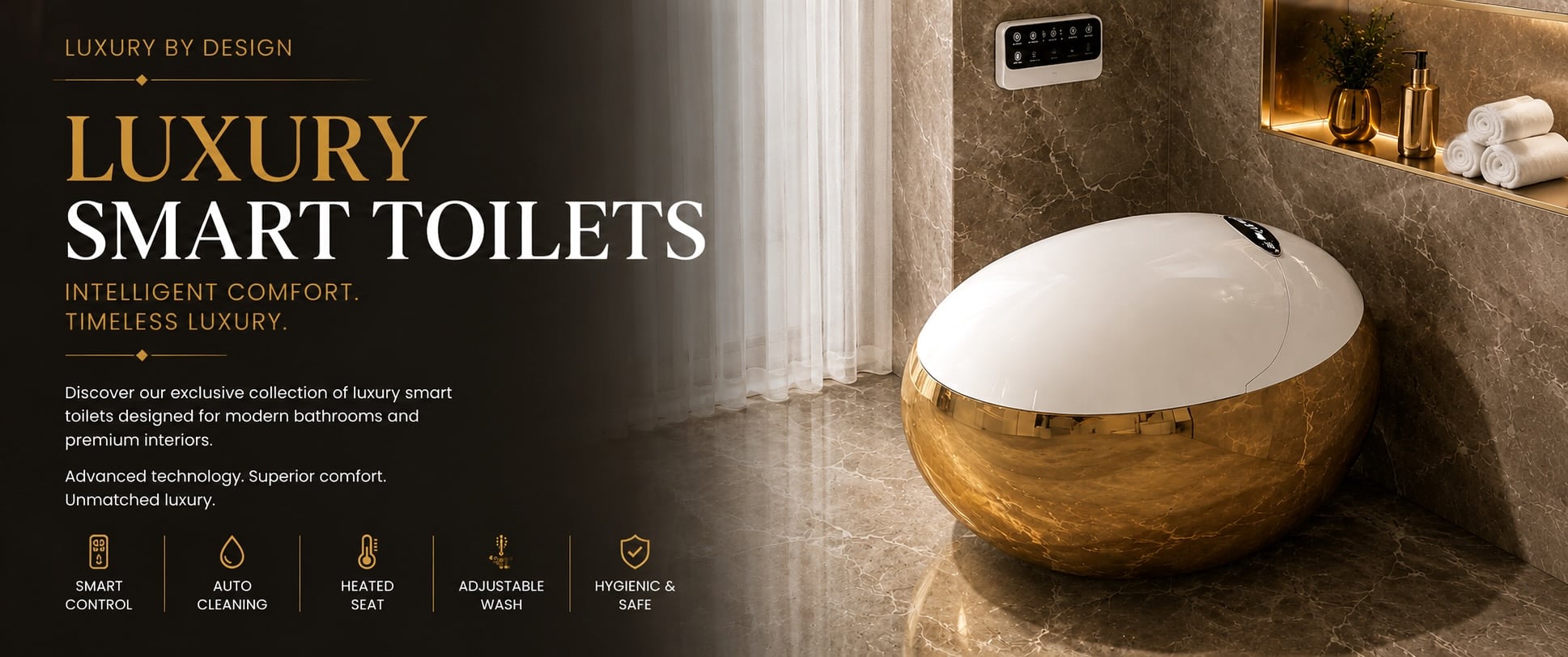 Luxury Smart Toilets by Royal Toiletry