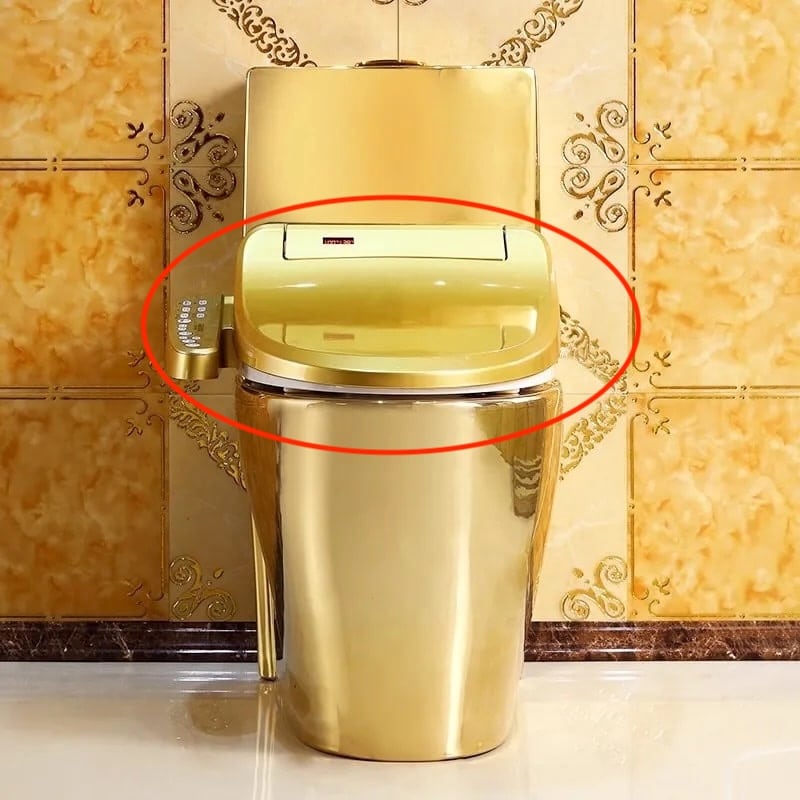 Gold Smart Bidet Toilet Seat  -  Toilet Accessories